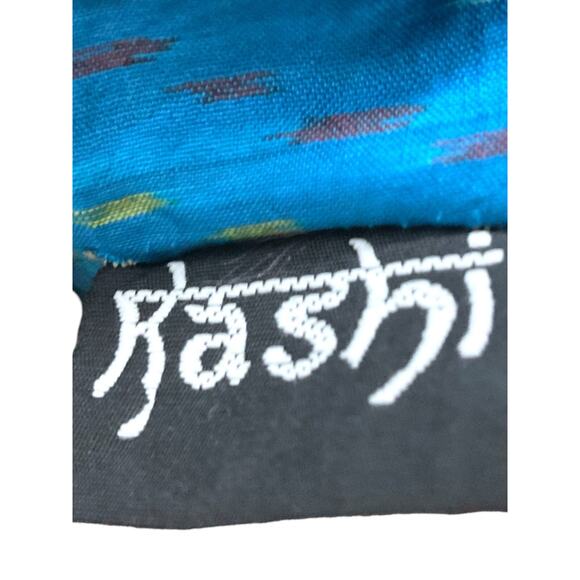 Kashi Silk Jacket Robe Kimono 100% Silk Open Front Boho Hippie One Size - Picture 2 of 12